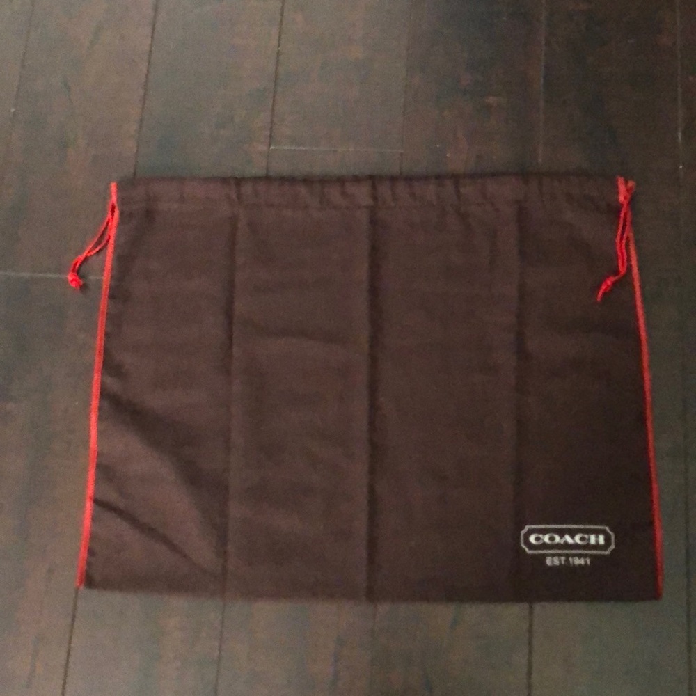 COACH Vintage Brown Drawstring Dust Bag